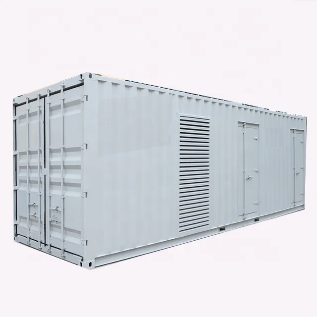 1500 kva 1200 kw container 40ft container diesel generator  diesel generator set standby power mainpower