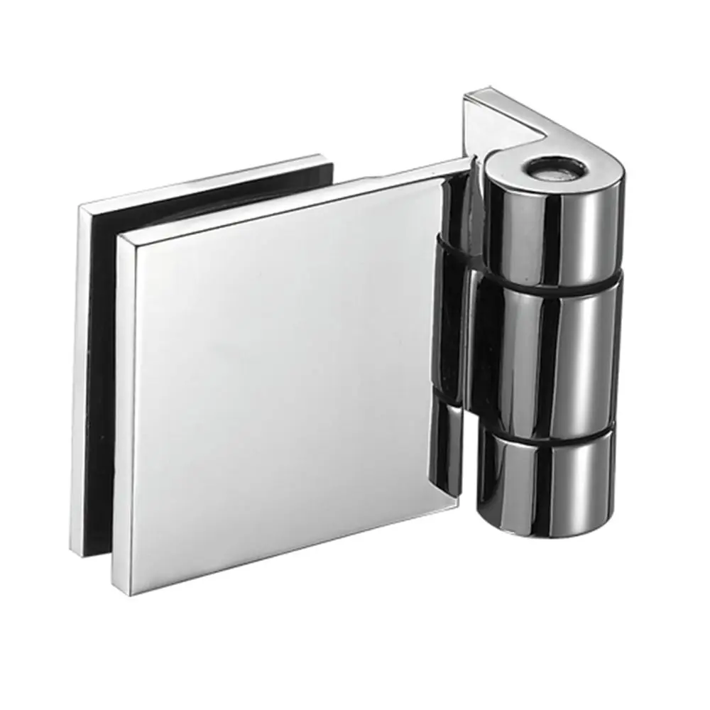 Remove Spring chrome brass wall To Glass  Bathroom  Pivot Shower Door Hinge