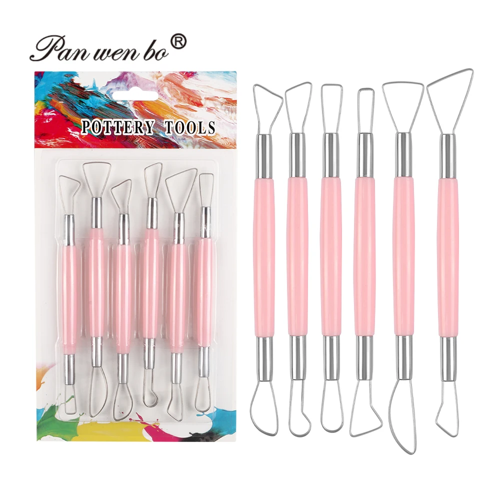 ABS Plastic Clay Tools Set Pottery Multi-Function Soft Pottery Carving Plastic Knife Diy Sculpture Modeling Embryo Knife