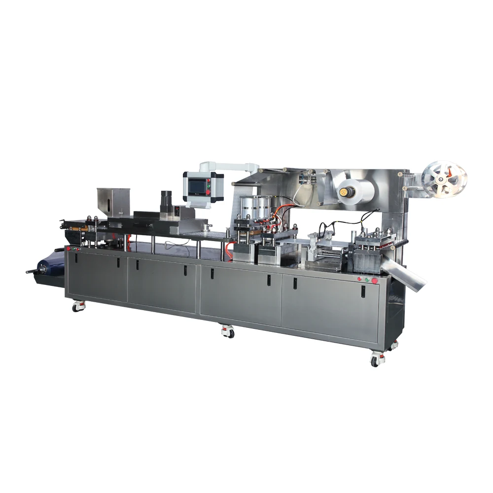 DPP420 Automatic Camera Inspection Servo Motor Paper Card PVC Pet Brush Blister Packing Machine