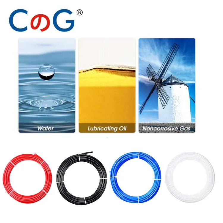 CG Spring Coil  Colorful Spiral Polyurethane Plastic PU Hose Pneumatic Tube