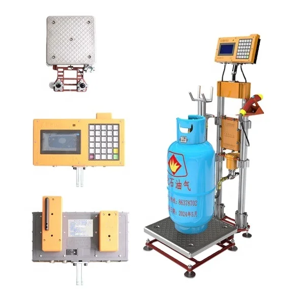 XiangKang ATEX certificate S-TCS-YG-120 digital LPG double nozzles filling machine
