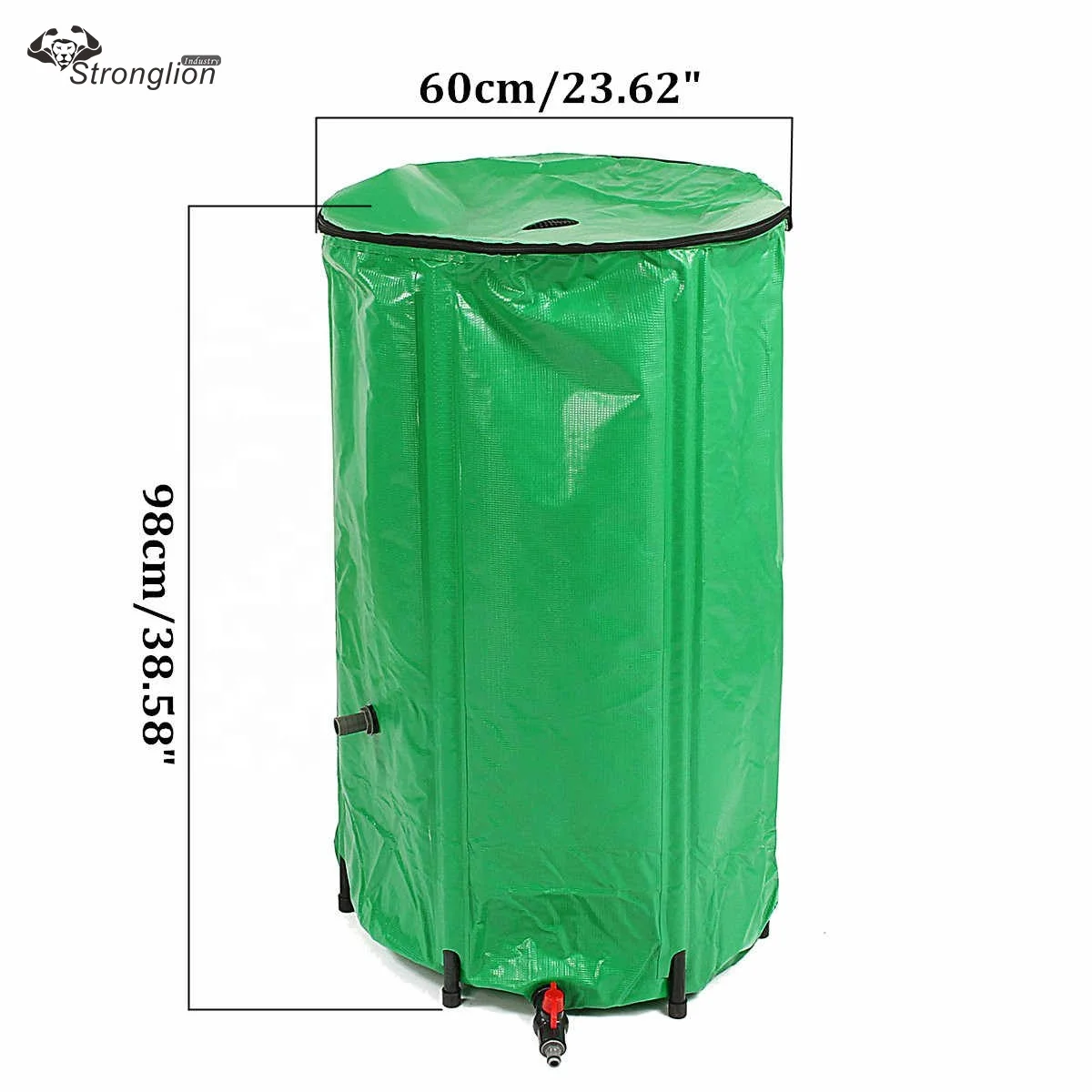 
Foldable Pvc Tarpaulin Soft Rain Rain Water Storage Barrel 