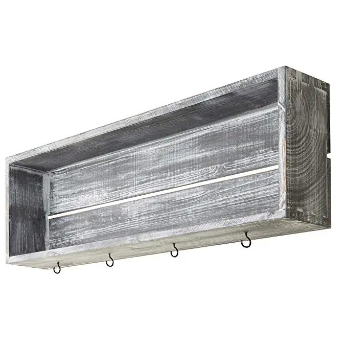 
Lufan wall type old gray wooden, cup holder wall shelf, cabnit, know down, book shelf 
