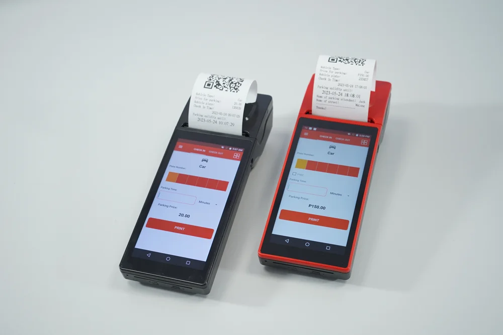 GOODCOM сенсорный экран терминал Pos Qr-код ручной парковочный билет печать Android
