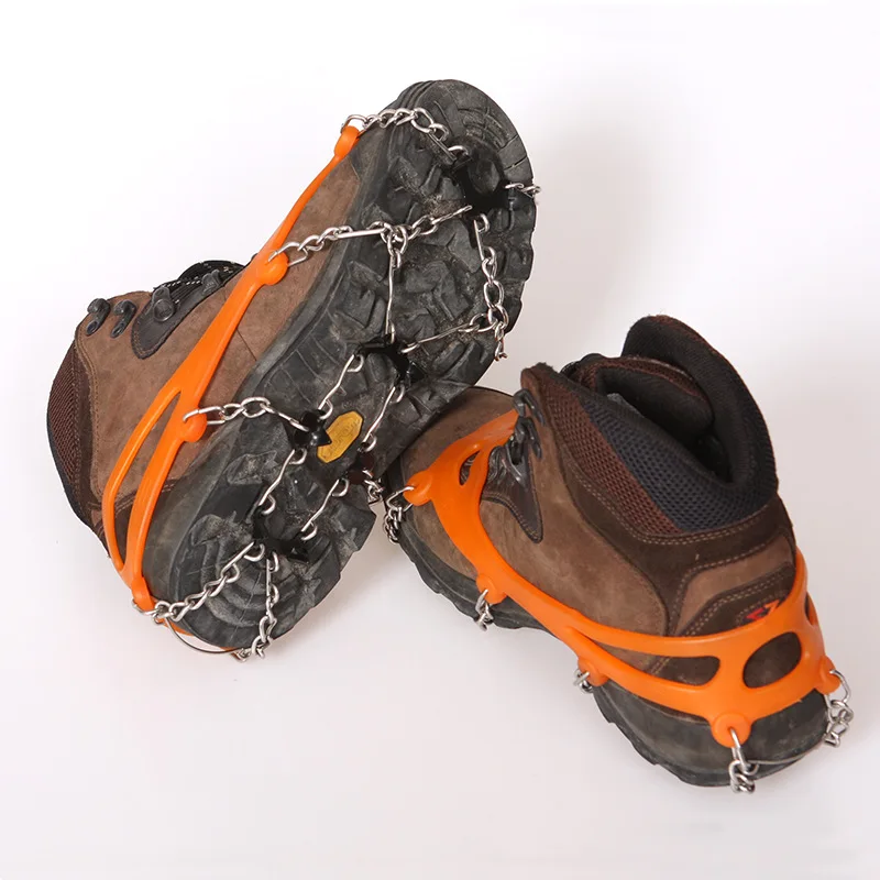 
China wholesale non slip ice gripper snow shoe spikes ice grabber  (1600230083096)