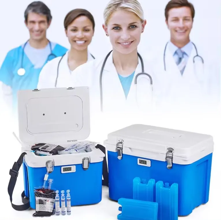 13 L Hongan Multi Purpose Thermal Insulation Refrigerator LCD Medical Household Outdoor Thermal Box Square Health Deepfreeze