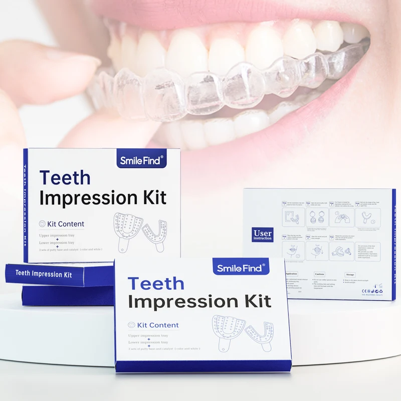 Wholesale Custom Silicone Molding Tray Dentist Dental Materi Putti Gold Grillz Mold Materials Teeth Impression Putty Kits