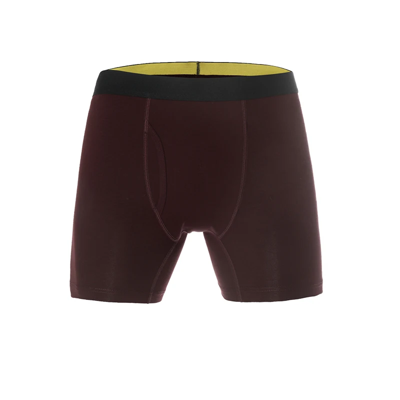 Underwear Boxers Custom Sport Man Shorts Men Long Pouch Sexy Roupa Intima Open Front Bamboo Sports Athletic Mens Boxer Briefs