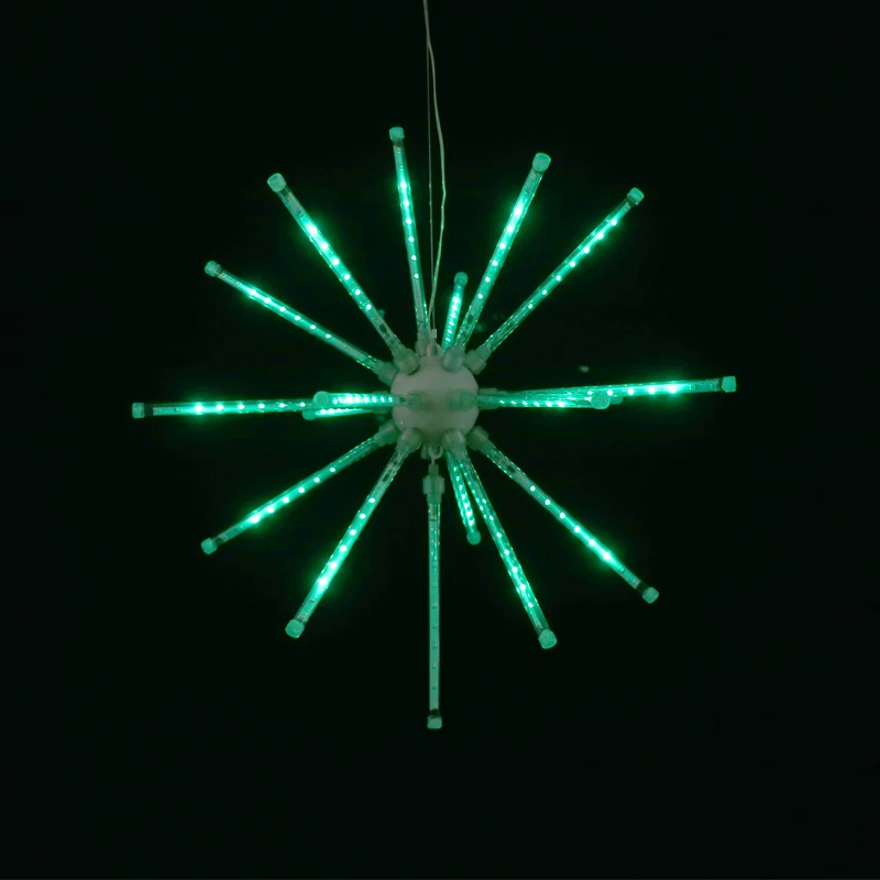 80 CM LED Fireworks RGB Meteor Shower Rain Light Snow Falling Raindrop Lights for Wedding Party Holiday Christmas