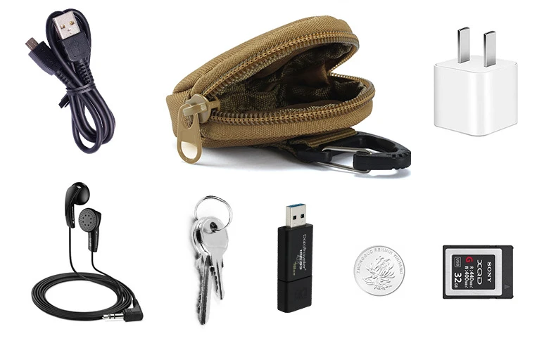 nylon mountaineering waterproof everyday carry tactical molle pouch molle walkie pouch tactical magazine pouch