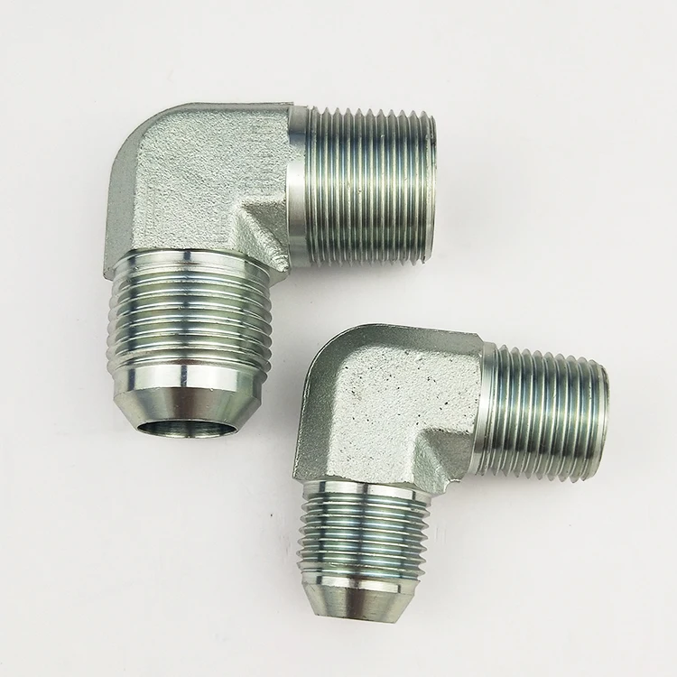 
Колено из углеродистой стали 90 JIC папа NPT папа гидравлический адаптер серия 1JN9 