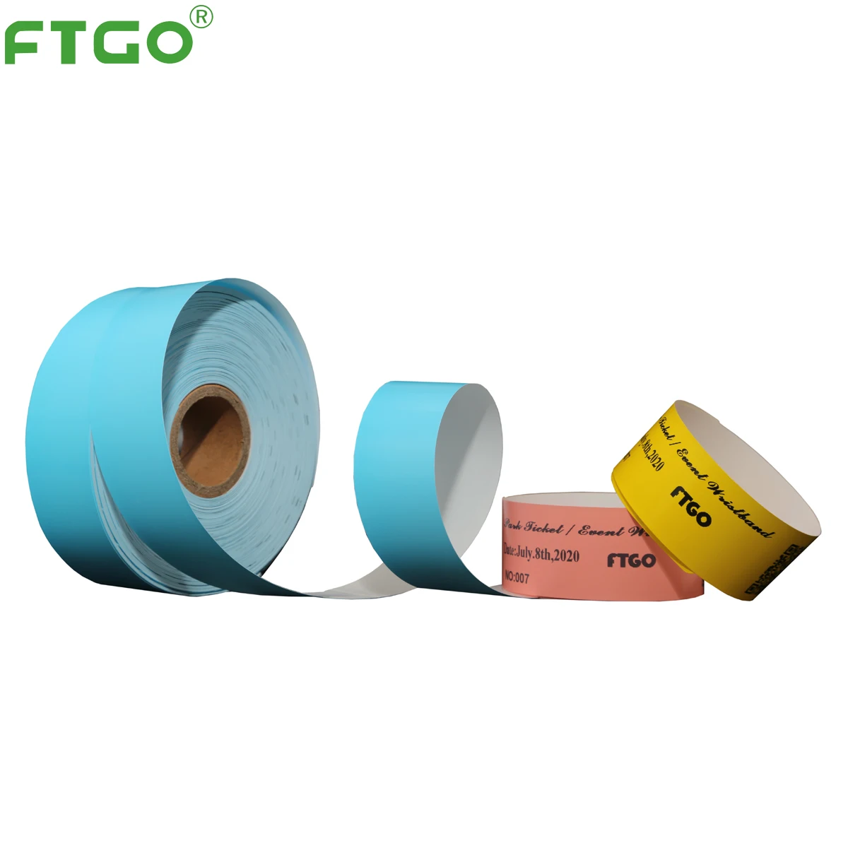 
FTGO event solid color vip wristbands bracelet personalized wrist band 