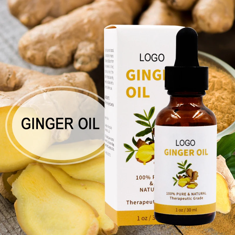 Customized Massage Oil Thin Leg Waist Fat Burner Burning Ginger Oil for Weight Loss Belly Fat