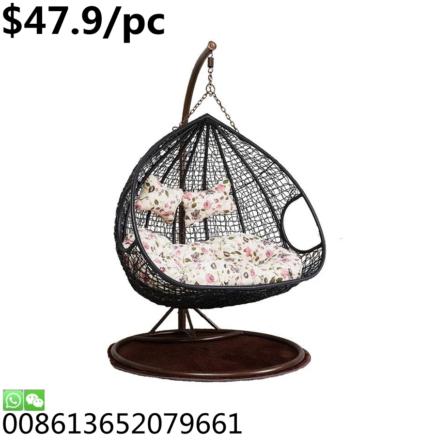 cheap price wicker rattan patio garden party event swing chair