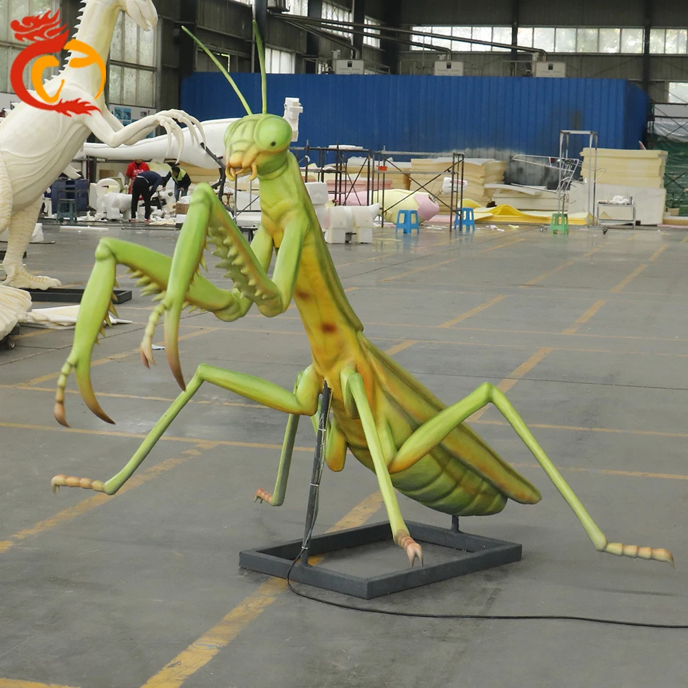 Chuangying big size moving large scale-up realistic robotic simulation insect models for children scientific park