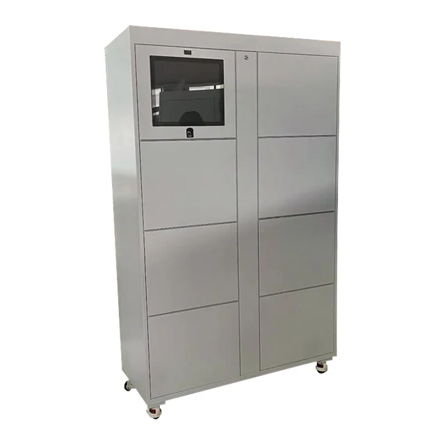 Corrosion-resistant stainless steel smart storage lockers Luggage lockers support multiple language systems