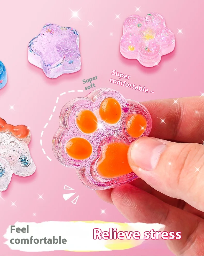 Popular New Cute Handmade DIY Material Jelly Wax Kneading Toys Guka Seal Set Squeeze Toys