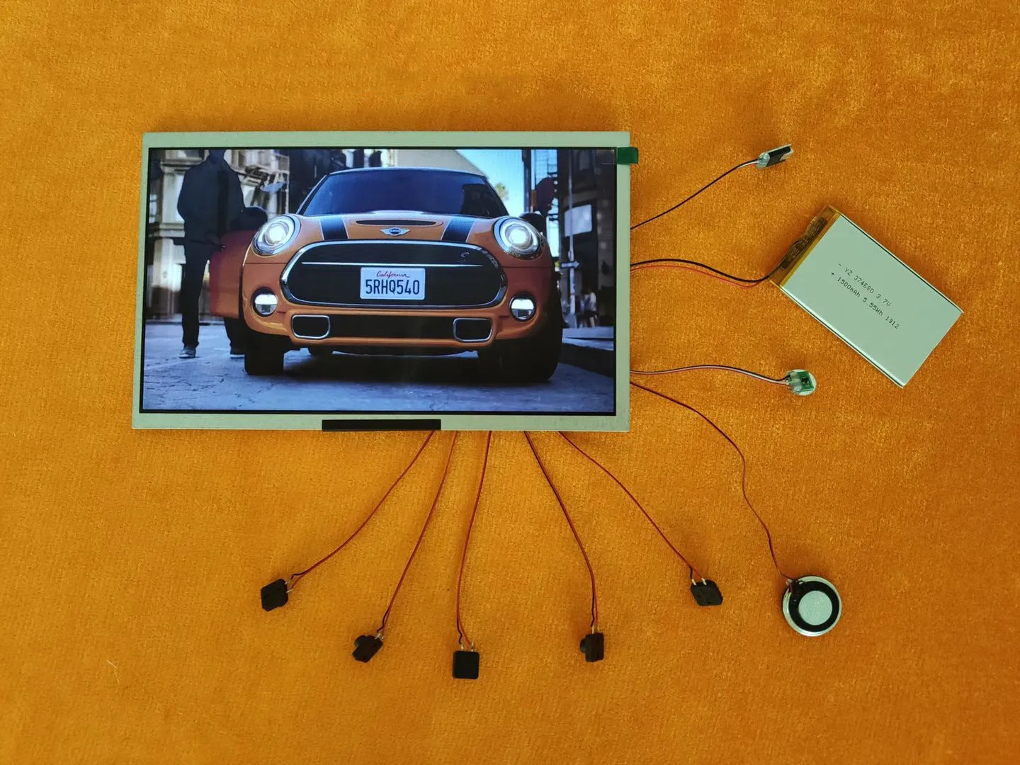 HD 5 / 7 / 10 inch ips lcd panel Display video brochure card lcd module