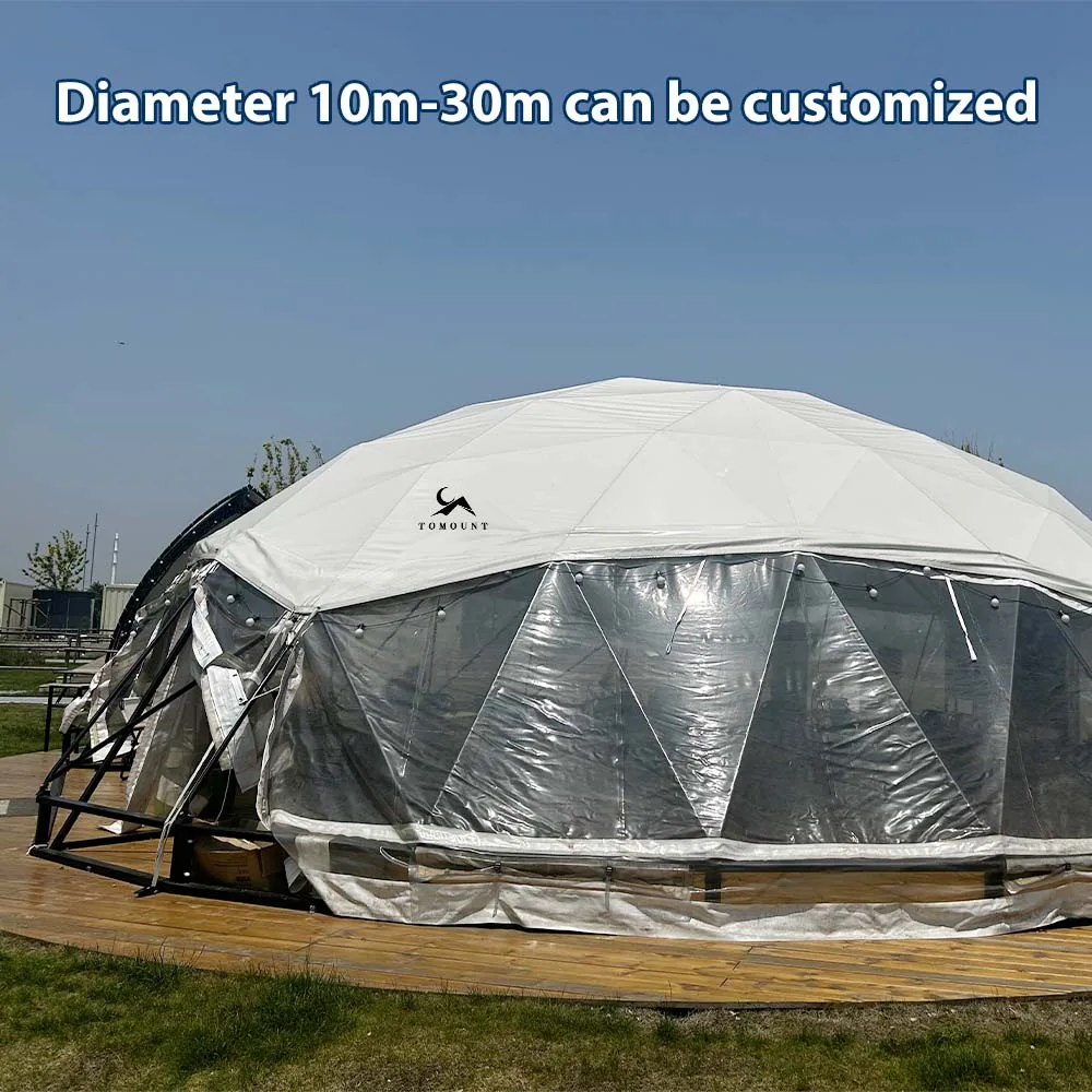 4 Seasons Waterproof Outdoor Gampling Geodesic Ball Tent geodesic domes igloo tents