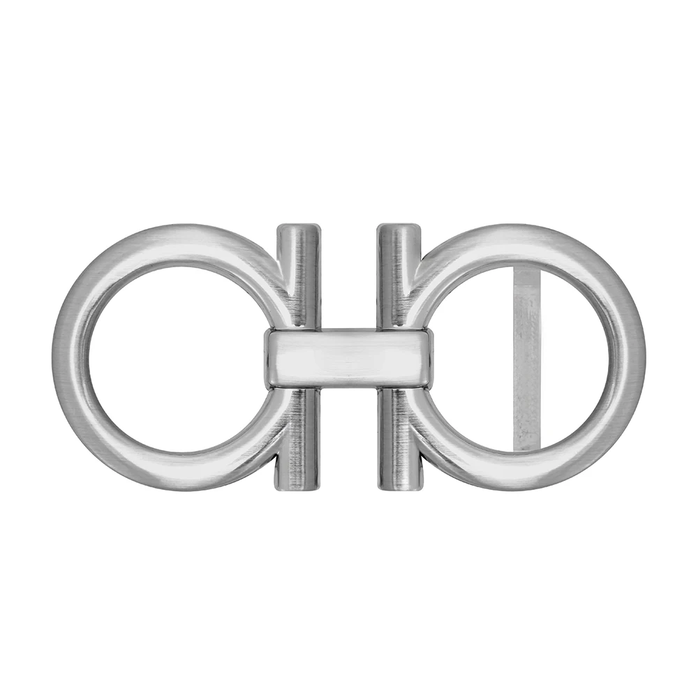 Manufacturers Small Size Women Men Simple Custom Letter Metal Belt Buckle