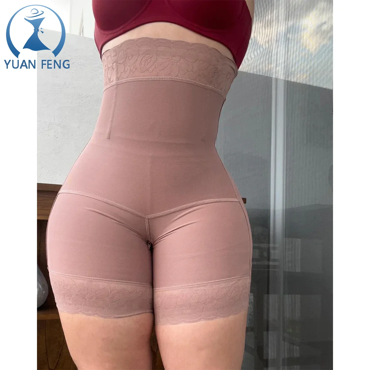 YUANFENG ann cherry  Plus size Women Shapewear Control Panties Body Shaper Butt Lifter Padded Hip Enhancer Seamless Underwear
