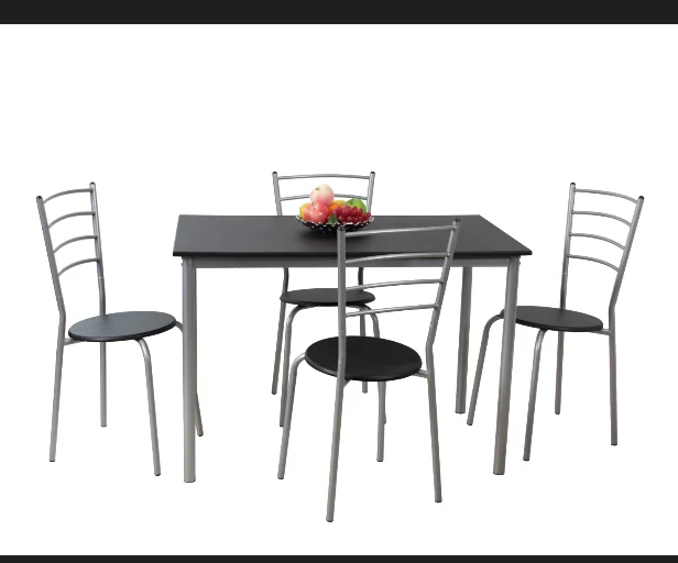 wood dining set for 4 persons
