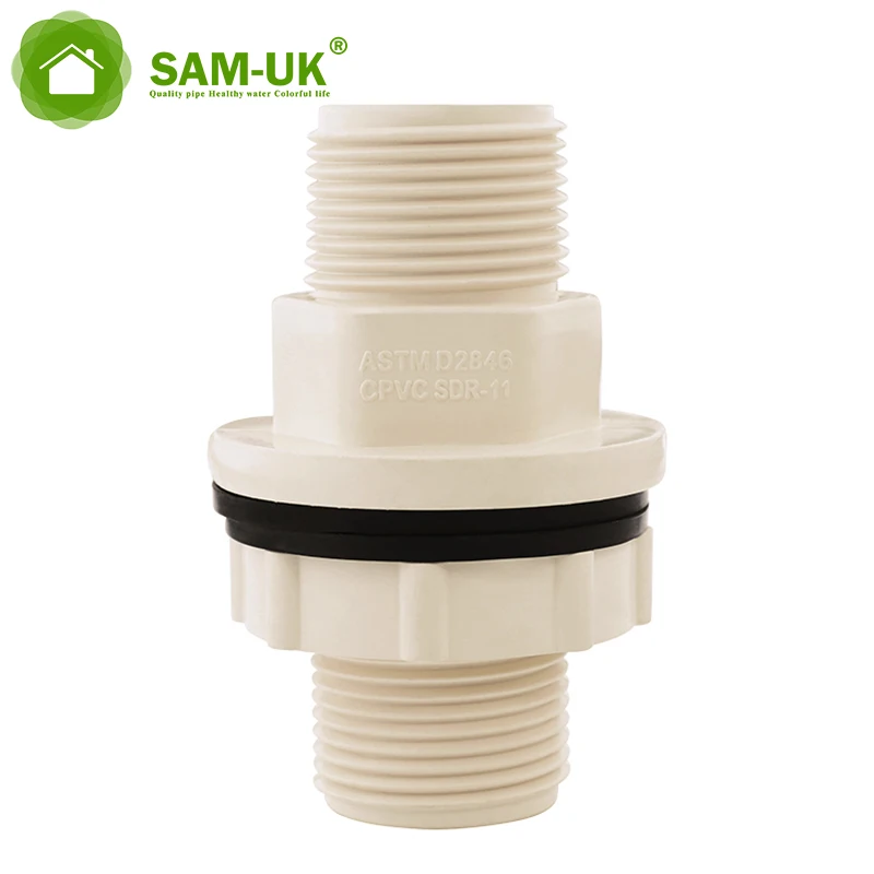 Factory wholesale product plastic upvc cpvc Internal and external threads male adoptor cpvc pipe fittings plumbing