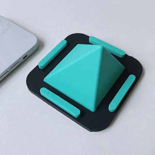 Silicone Cellphone Holder, Multifunctional Pyramid Phone Support, Pyramid Support 4 ANGLES for Cell Phone