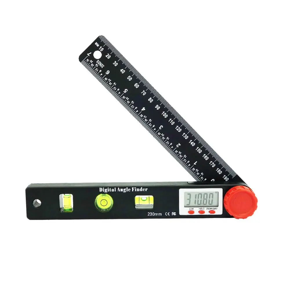 4 in l Multifunction Digital angle Finder tools 5 inch Pocket Protractor