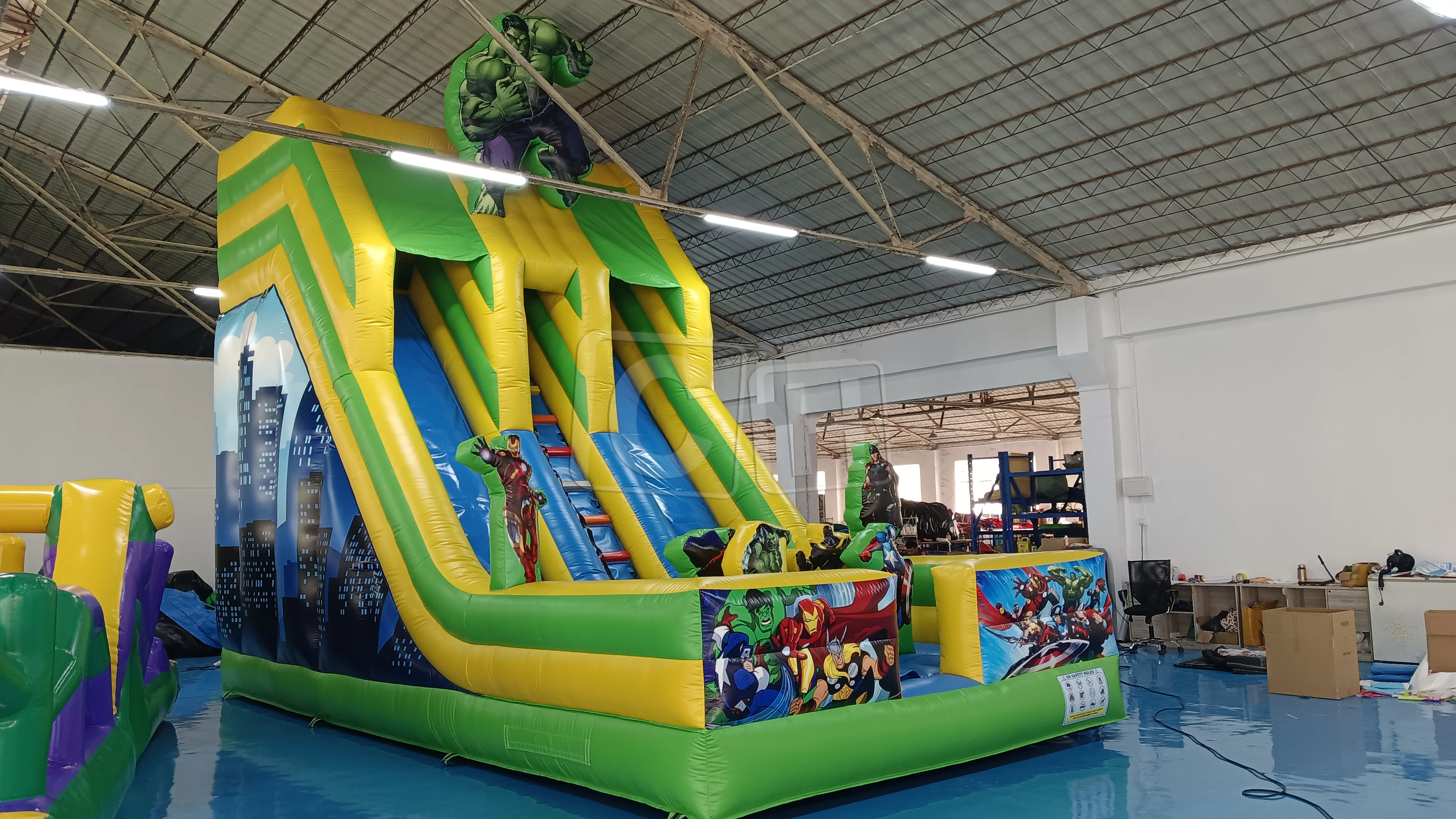 Factory Direct Inflatable Slide Children Slide Obstacles Castle Outdoor Playground Equipment Inflatable Bouncing Slide