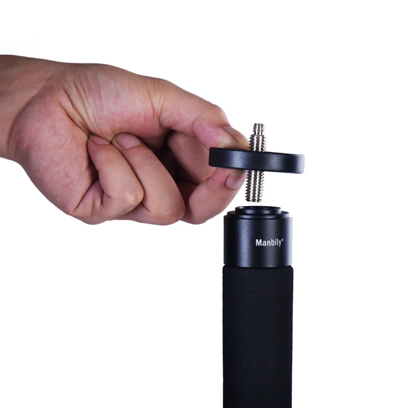 
Manbily foshan photographic equipment aluminum Lightweight Portable Extendable hand held unipod monopod for dslr camera A-555 