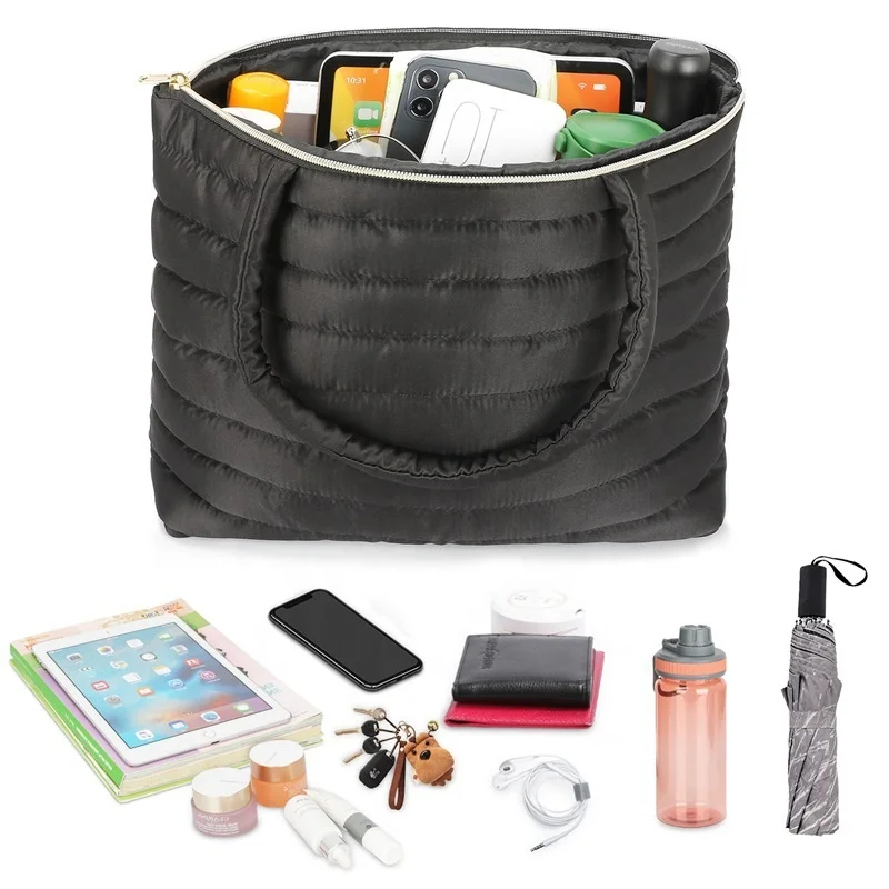 Fashion Women Hobo Shoulder Bag Large Capacity Tote Bag Purse Handmade Bags Handbag with Zipper School Work Travel