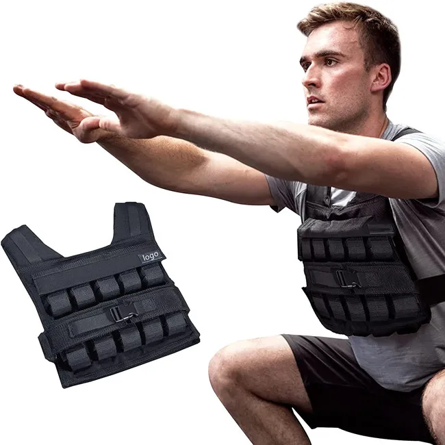 Adjustable Weighted Clothes For Men,Weight Workout Vest With Iron Weights