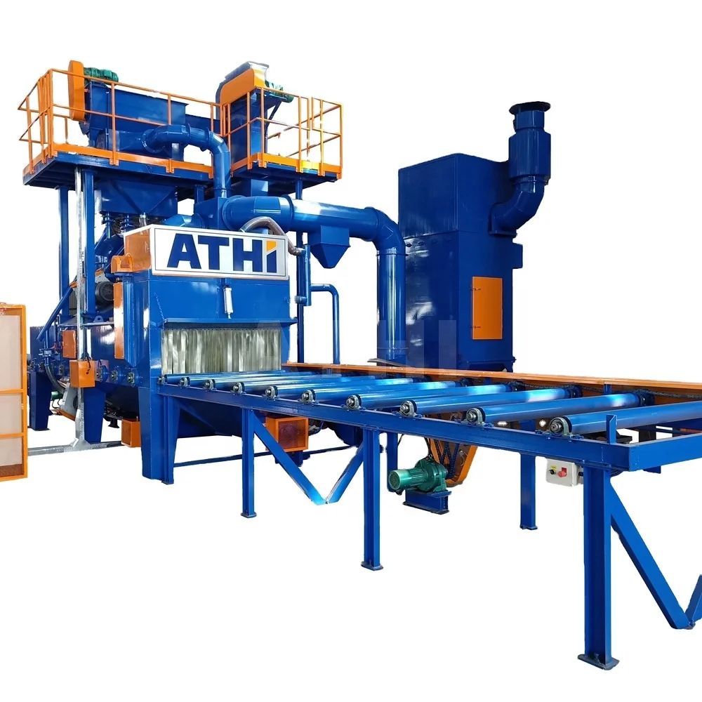 Q69 series profile/sheet shot blast/blasting machine made in China