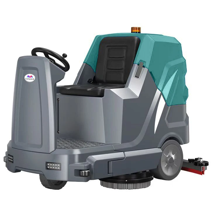 Driving Electric Floor Srubber Washing Cleaning Machine Commercial Ride On Scrubber Dryer