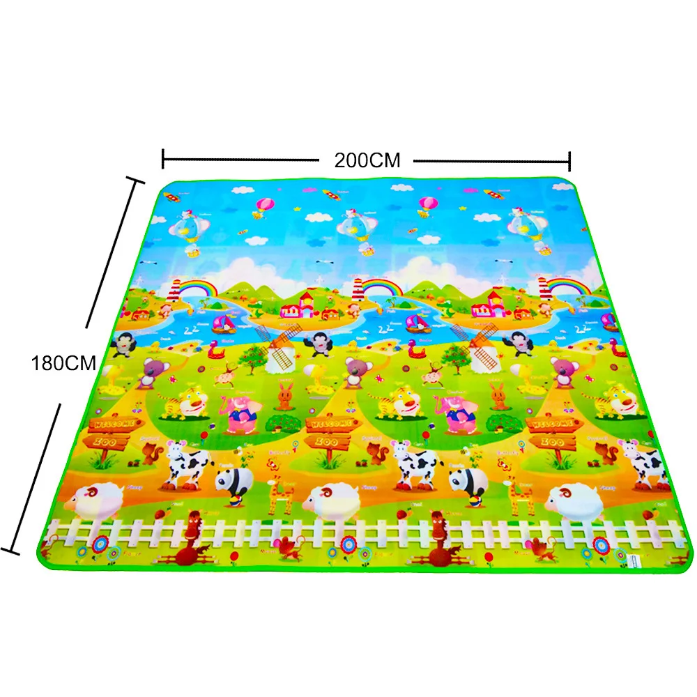 Animal Design foam mat thickened baby fall prevention Child play crawling mat Bedroom floor living room Baby play mat at home