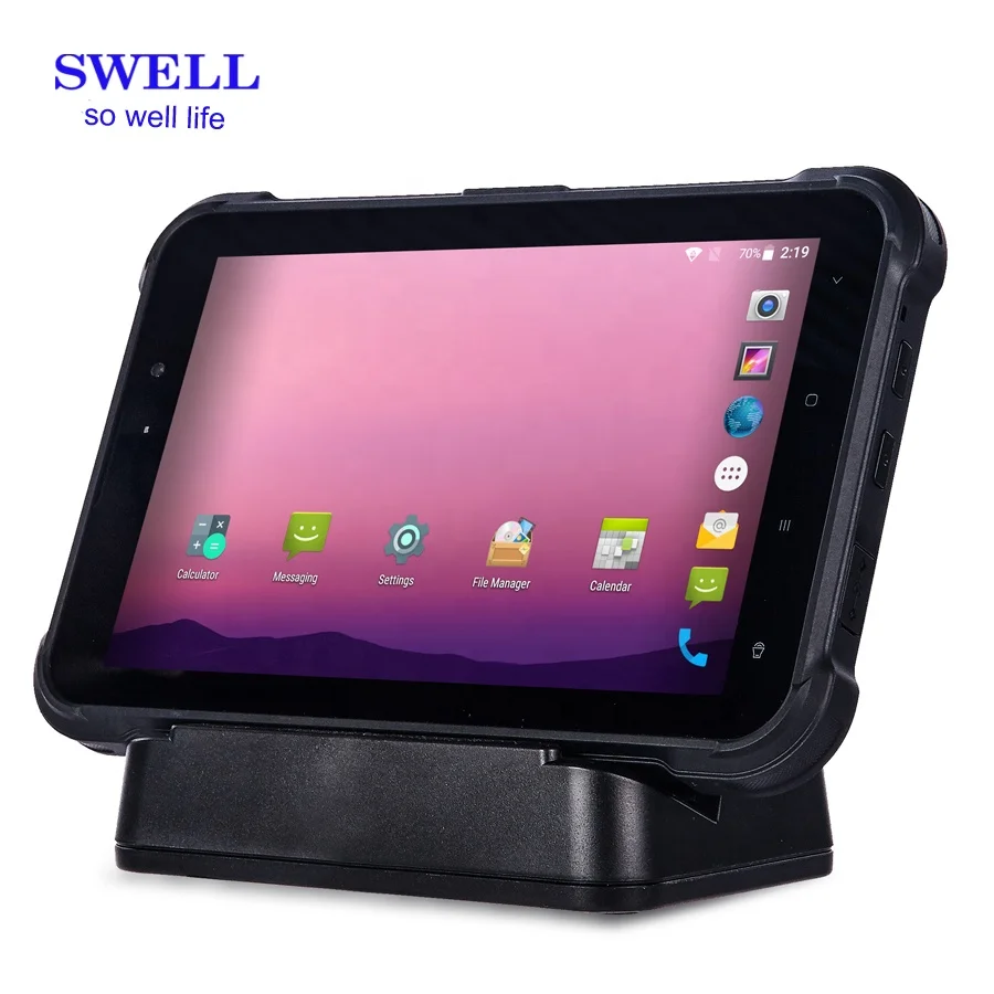 v800 model rugged tablet for outdoor using android10 OS 64gb rfid nfc reader 2d laser scanner optional 4g ruged