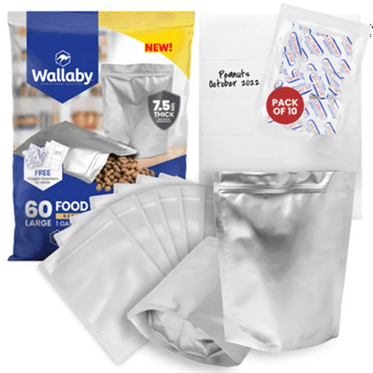 Customized Printing Mylar Bags Resealable Zip Lock Food Pouch Custom Mylar Bags Wholesale Candy Packaging PE Zipper Bag 15 Days