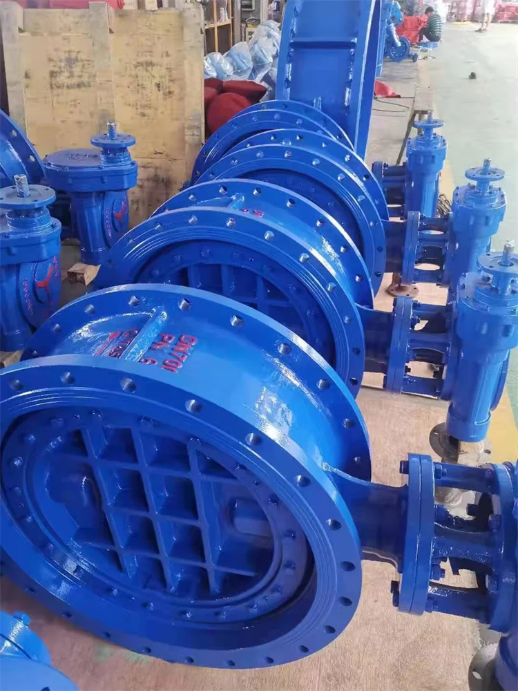 Factory Price Cast Iron ISO 5211 Resilient Seat Butterfly Valve With EPDM NBR Seat