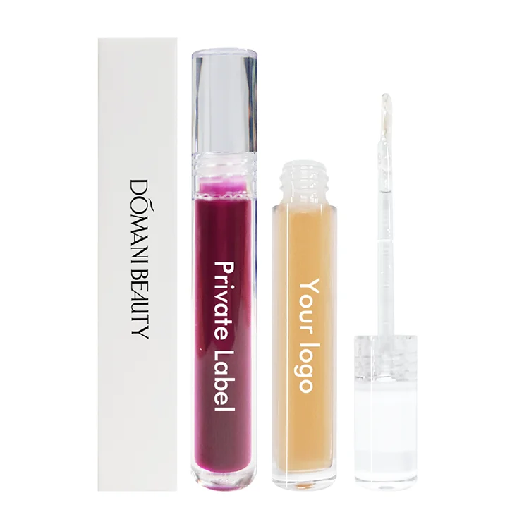 10 Colors Shimmer Wholesale Custom Logo Temperature Lips Oils Private Label Prevent lip blam Clear Lip Oil