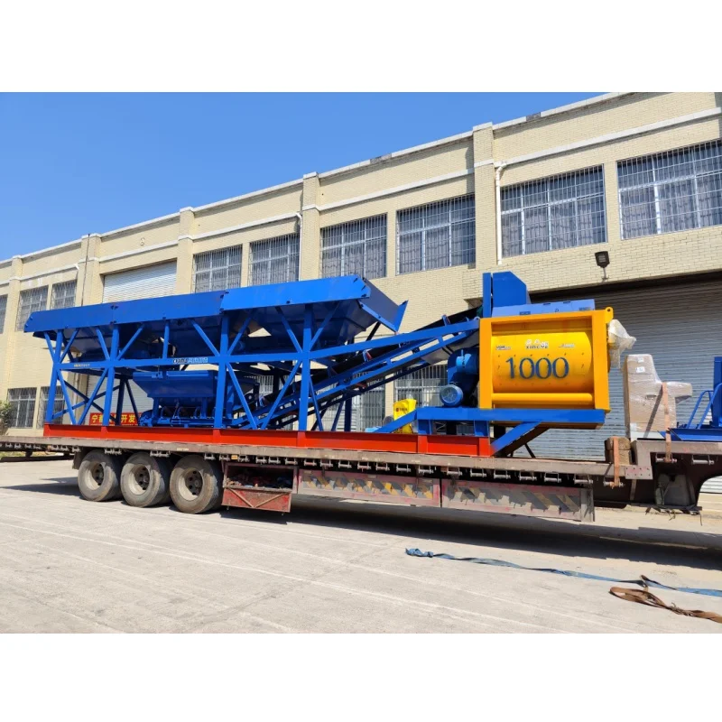 Low Cost 1m3 Fully Automatic Concrete Mixing Plant 60m3/h Ready Mix Concrete Batching Plant