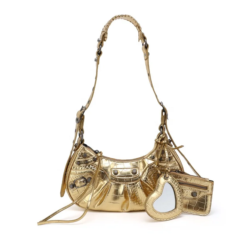 Wholesale Lady Crocodile Pattern Leather Women Designer Shoulder Bags Large Croc Handbags From China  Handbags