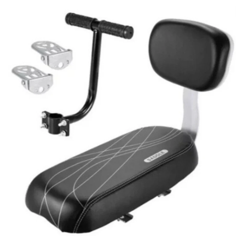 Bicycle Seat Comfort Mountain Bicycle Back Seat Sponge Cushion With Armrest Footrest Road Electronic Bike Parts