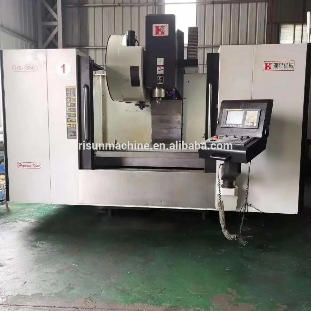 Cheap second-hand factory shipped in 2019 Runxing HS-1580 machining center BT50 spindle 6000 rpm with FANUC oi-mf system