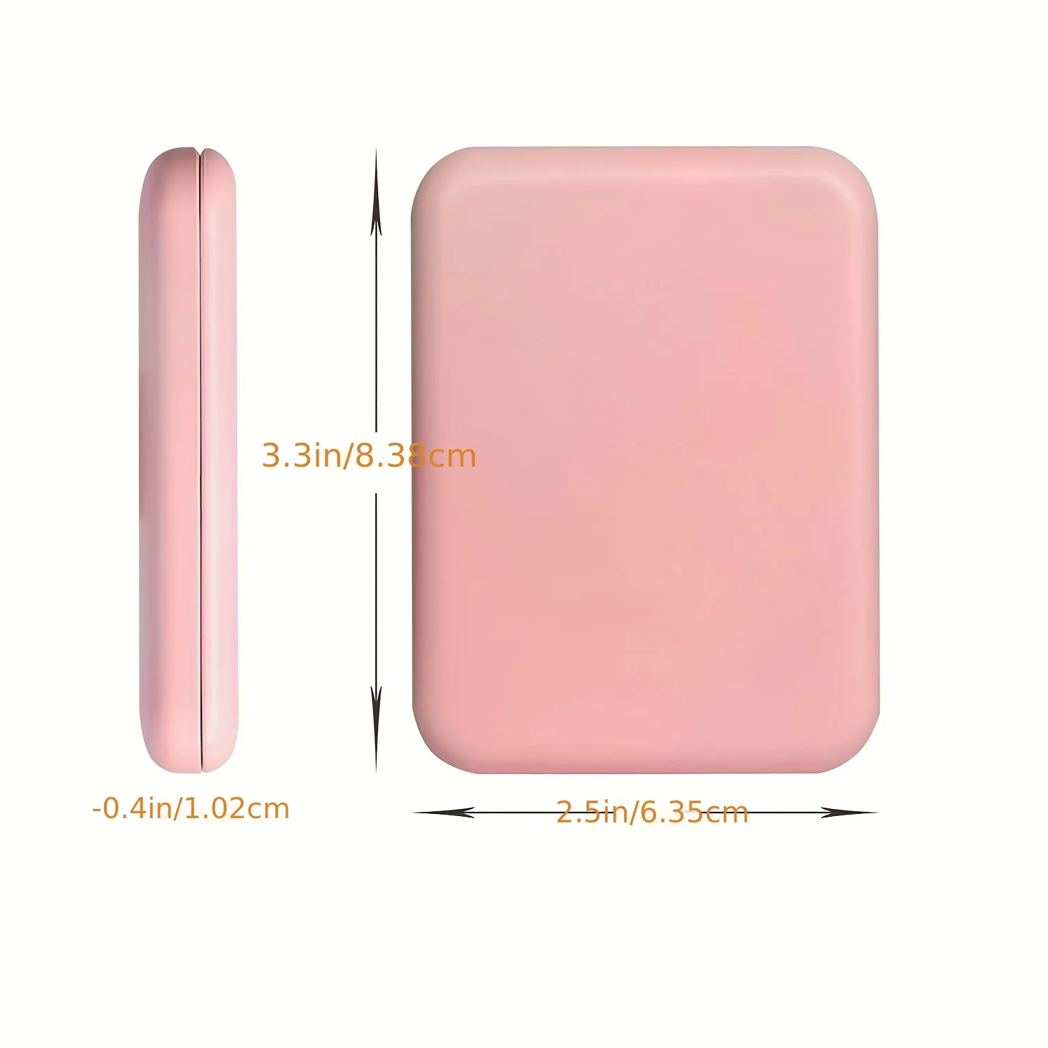 Rechargeable Mini Pocket Beauty Mirror With Lights Makeup Cosmetic Mirror For Promotional Gift