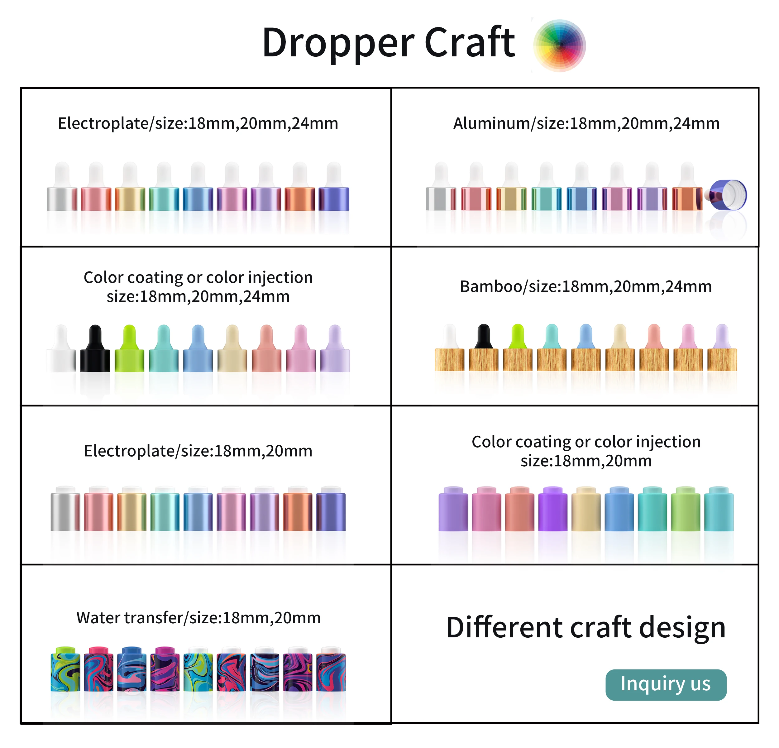 1oz Cosmetic skin care essential oil bottle packaging frosted glass flat shoulder 30ml matte pink serum dropper bottle with box