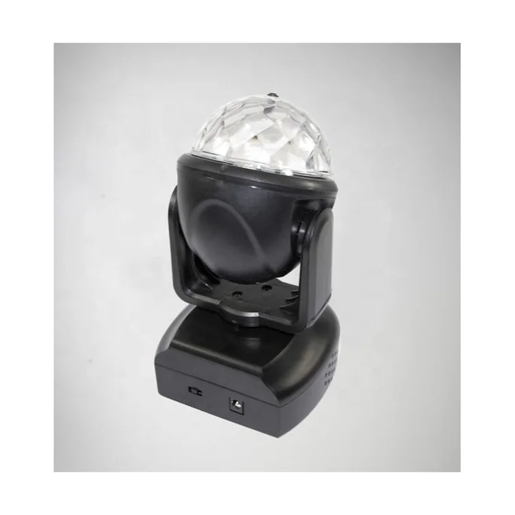 Красочный Rgb Dj Disco Bar Party 360 градусов движущаяся фара 6 Вт звуковой ответ светодиодный сценический свет Вечеринка лазерный