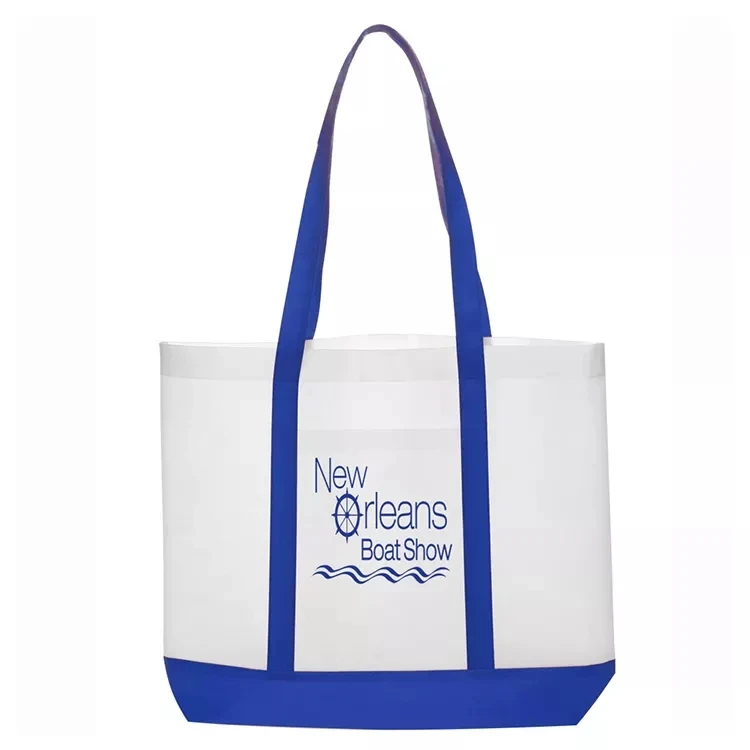 Custom logo printed eco friendly direct manufacturer supplie gift packaging non woven tote shopping bag