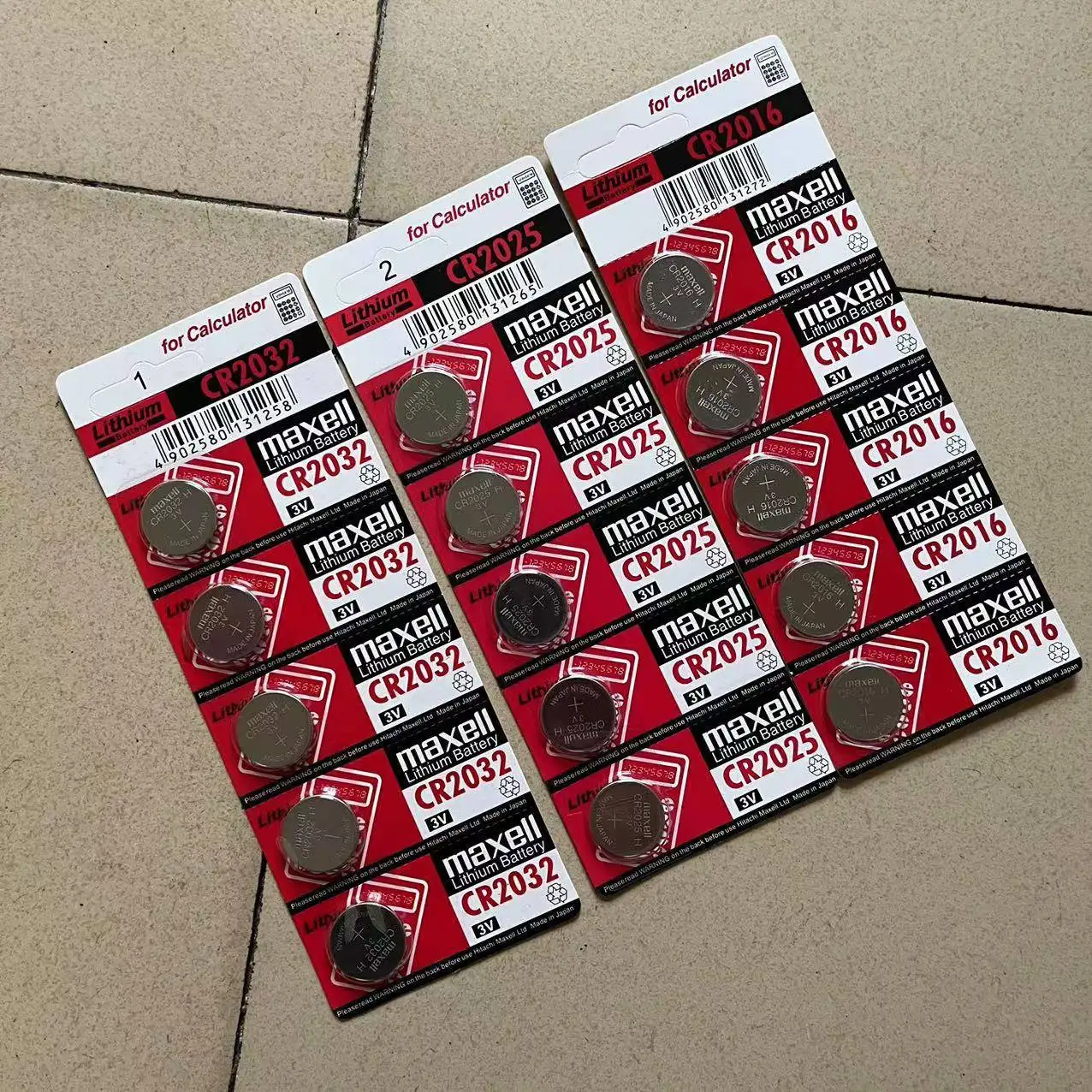 wholesale price 3V cr2032 cr2025 cr2016 cr2450 cr1632 cr2050 lithium button cells coin cells batteries for sony maxell